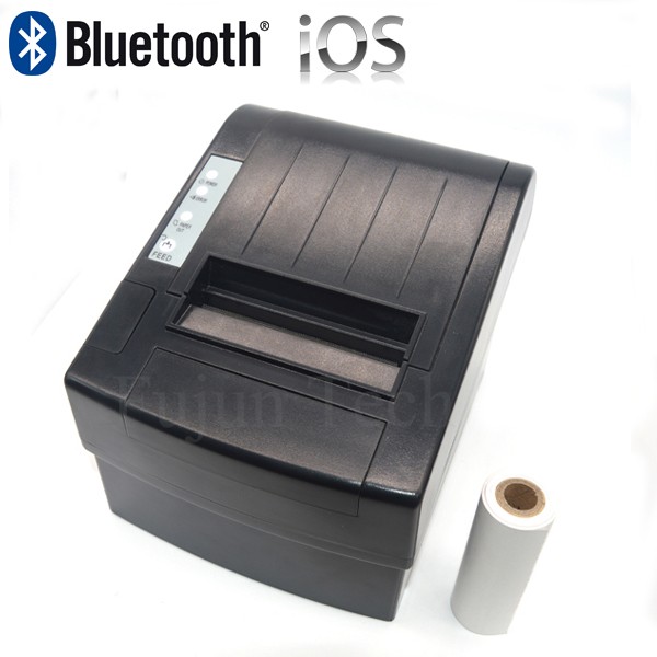 Android IOS bluetooth printer 80mm - 300mm/sec Bluetooth / USB / Ethernet 80mm bluetooth pos printer