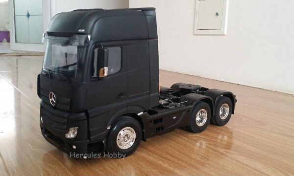 Hercules Hobby 1:14 Scale 3 Axle Tractor Truck Grey RC Cars On Road #HH-140401 