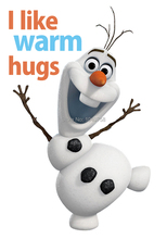 Large PVC Removable Olaf the Snow Man Wall Decals Stickers Home Decoration For Kids Room