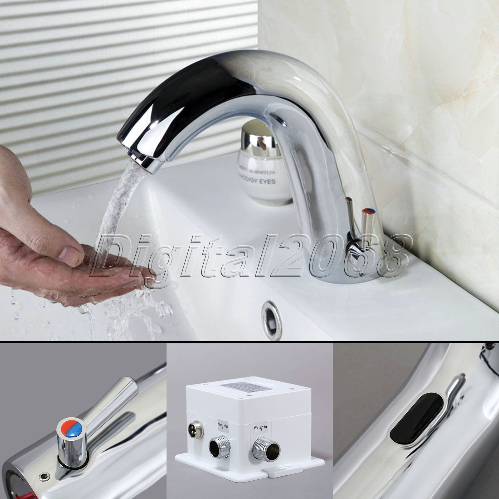 Sensor kranen koop goedkope sensor kranen loten van chinese sensor ... Wasserhahn bruine keuken