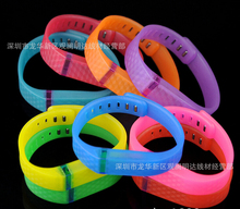 3D luminiscencia TPU Men Women Watch Band correa Universal reemplazo de la alta calidad TPU Wrist Band para pulsera Fitbit flex