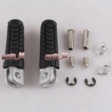 Front Footpeg Footrest for Kawasaki ZZR1400 ZX-14 2006-2012 & GTR1400 2006-2012 Black
