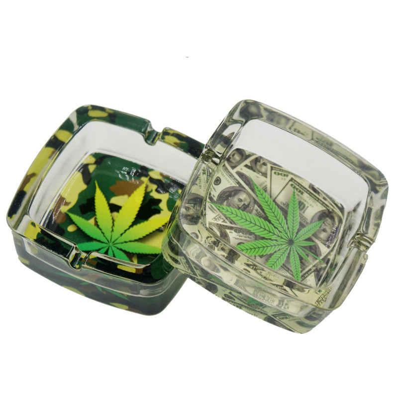 2019 Wholesale Leaf Design Style High Quality Glass Crystal Cigar