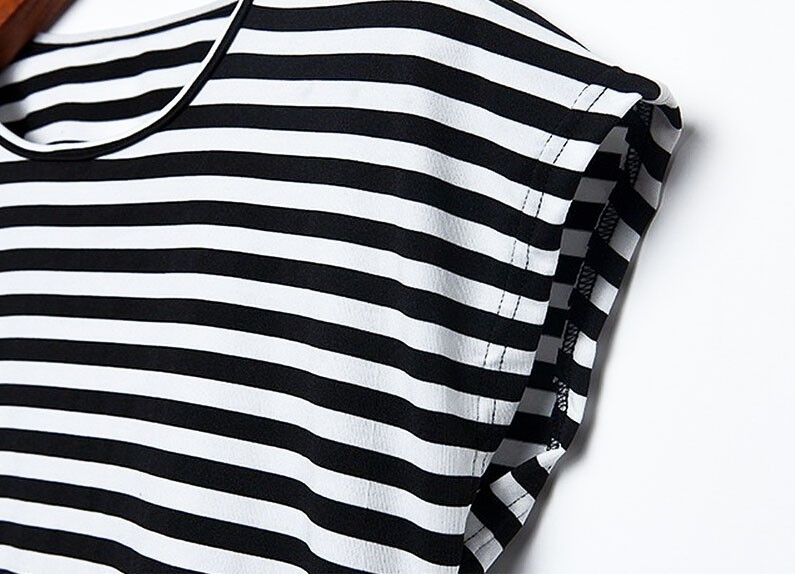 2015 New Summer Fashion Women Striped T shirt Women Tees Tops High Quality women\'s t shirt love backless emoji t shirt (11)