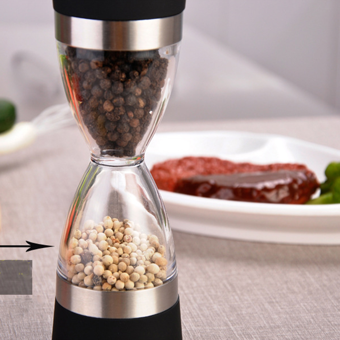 Online kopen wholesale zwarte peper zout uit china zwarte peper ...