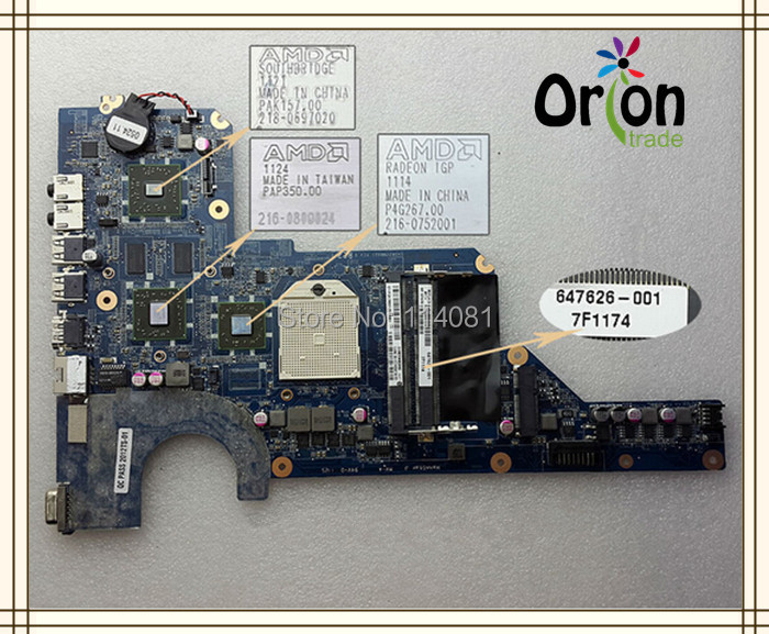 Фотография 647626-001 DA0R22MB6D1 motherboard for HP Pavilion G6 G4 G7 professional wholesale,Free shipping