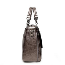 New Arrival 2016 Luxury Quality Genuine Leather Bags for Women Tote Shoulder Messenger Bag Fashion Branded