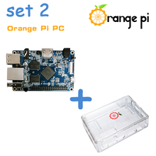 Orange Pi PC set 2 : Orange Pi PC + Transparent ABS Case
