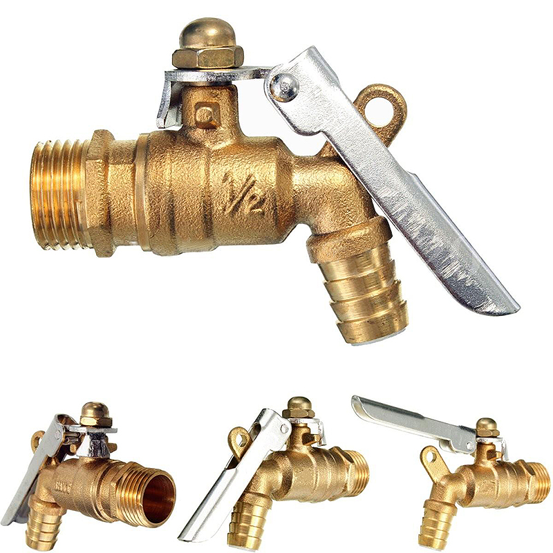 2018 Public Places Lockable 1/2 Inch Faucet Locked Brass Water Tap ... 2018 Public Places Lockable 1/2 Inch Faucet Locked Brass Water Tap ...