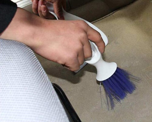 Car air conditioning outlet cleaning brush car accessories multifunctional cleaning seat brush For KIA Rio Sportage Toyota Corolla (7)