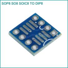 10PCS SOP8 SO8 SOIC8 TO DIP8 Interposer board pcb Board Adapter Plate New