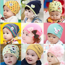 2015 New Lovely Pattern Baby Hat Autumn&Winter Knitted Cap For child kids baby beanies Cotton Infants Hat Freeshipping