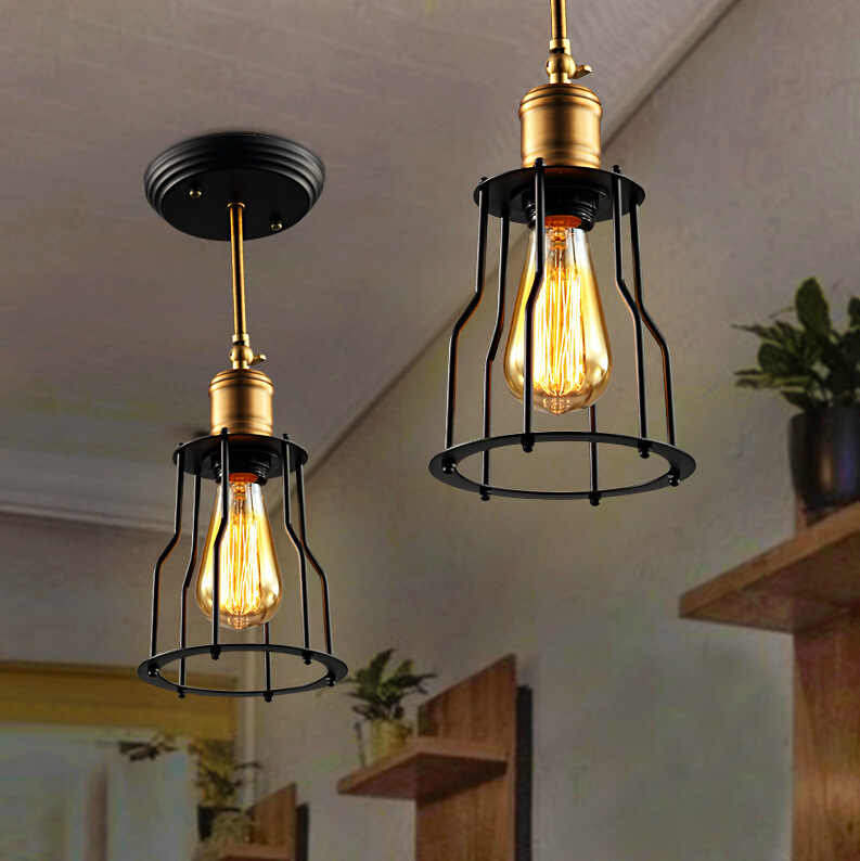 Achetez en gros creative noir plafond lampe vintage en ligne à des ... Plafond Spotjes Créatif