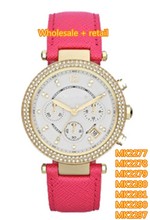 Damas moda del reloj MK2277 MK2278 MK2279 MK2280 MK2281 MK2290 MK2297 + caja original, venta al por mayor y al por menor + envío gratuito
