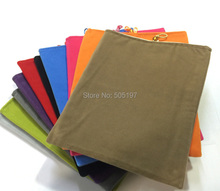 Cotton fleece mobile phone pouch for phablet for iPhone 6 Plus 9 7 inch smart tablet