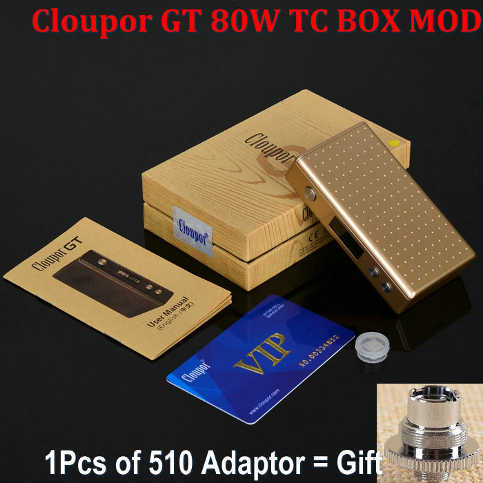 2015  100%  Cloupor GT 80      Mod 18650      Mod  