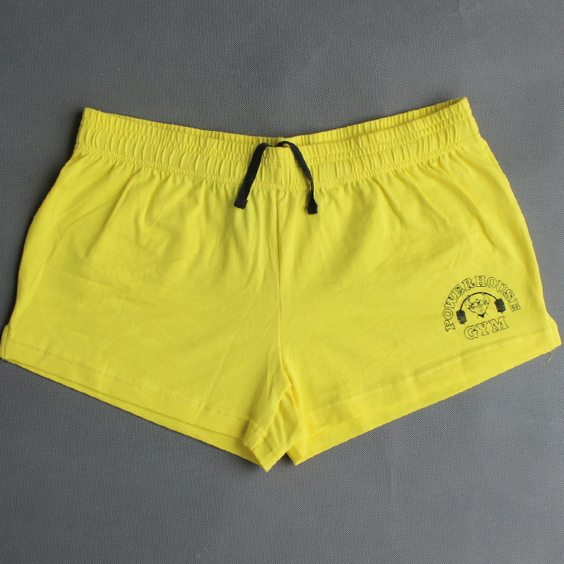 Gym Shorts Men Bodybuilding Shorts Sport 3" Inseam Cotton Brand