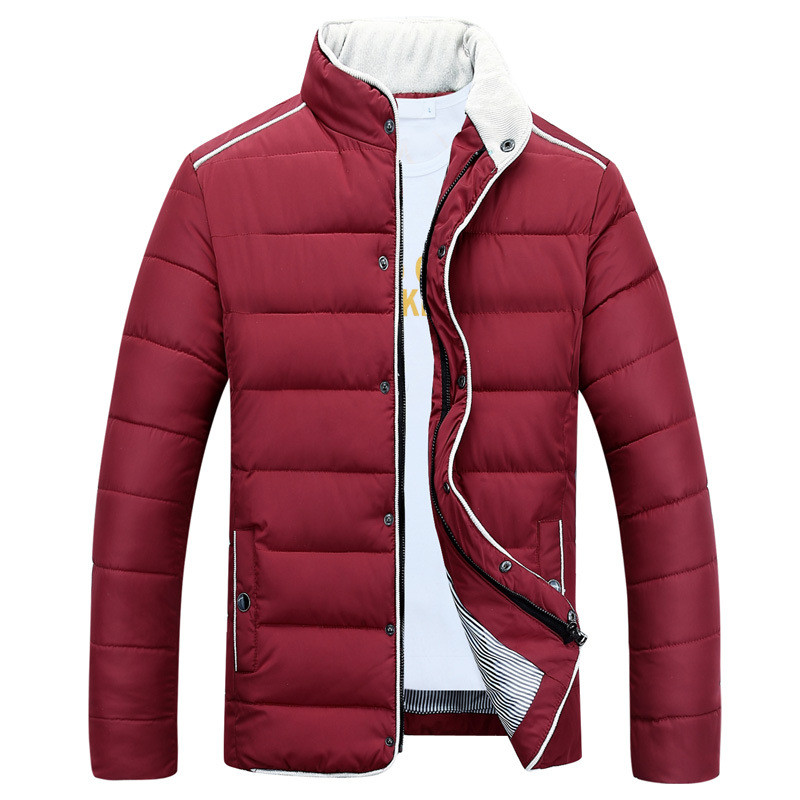 Men s Winter Clothes 2015 New Arrivals Casual Solid Stylish Coat Regular High Quality Quilted Long