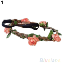 Boho Summer Style Floral Flower Women Girls Hairband Headbands Festival Party Wedding 8 Color 01NP 3SJA