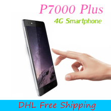 DHL Free New 4G smartphone 5.5″ P7000 Plus 64 bit Android 4.4 Finger Press cell phone Dual sim 13MP camera 1920*1080 HD screen