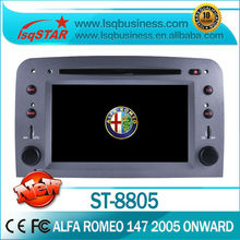 car dvd stereo For Fiat Alfa Romeo 147 (2005 onwards) With gps bluetooth radio PIP ipod USB SD Slot