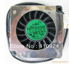 Used Free Shipping DC12V 0.2A Server Cooling Fan For ADDA AB4512HX-GD0 (EXC) S Server Blower Fan 45x45x10mm 2-wire