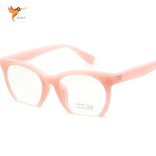 New fashion Retro Brand designer Glasses Pink Frame Vintage women men optical Myopic frames Vintage eyeglasses oculos de grau