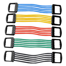 Indoor Sports Supply Chest Expander Puller Exercise Fitness Resistance Cable Band Tube Yoga 5 Latex Resistance