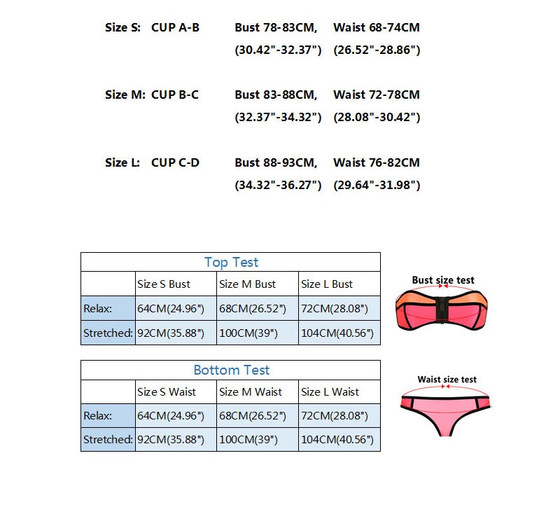 Size Chart -NO TITLE