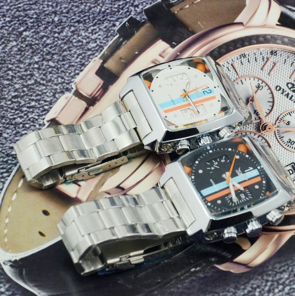 Fashion personality jargar commercial square male fully automatic mechanical watch mens watch j204