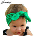 Baby Girl Headbands Haar Accessoires Scarves Kids Hairband Green White Bow Rabbit Ears Polyester Baby Headband
