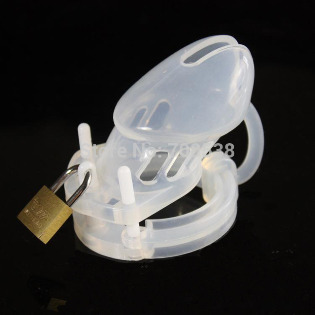 CB600S size Silicone cock cage Chastity Belt Male ...