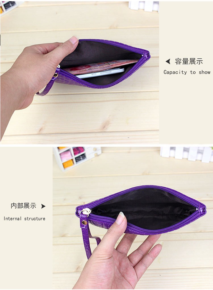 2015 Fashion PU Leather Purse Women Coin Purse Female Stone Pattern Wallet Womens Casual Money and Phone Hand Bag SEVEN Colors (18)
