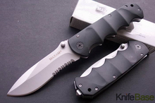 MAXAM-Y0853 black bear folding knife titanium gray surface Aircraft Aluminum handle Tactical hunting knives tools free shipping