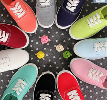 2016 Summer Fashion Women Canvas Low Breathable Women Solid Color Flat Shoes Casual Candy Colors Leisure Cloth Shoes men shoes