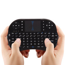 2.4GHz Mini Wireless Keyboard English Air Mouse Keyboard Remote Control Touchpad For Android TV Box Notebook Tablet Pc