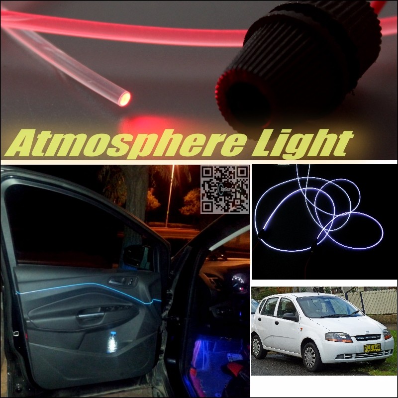 Car Atmosphere Light Fiber Optic Band For Daewoo Kalos Furiosa Interior Refit No Dizzling Cab Inside DIY Air light