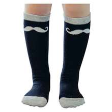 Moustache Boys Knee Socks Kids Cartoon Cute Children Warm Girls Socks Cotton Boy Sock 0-6 Years Old Calcetines Free Shipping