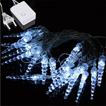 10M 50 LED Icicle String Lights New Year Christmas Xmas Wedding Party Led Fairy Lights