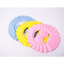 PMK New Adjustable Baby Hat Toddler Kids Shampoo Bath Bathing Shower Cap Wash Hair Shield Direct Visor Caps For Children Care
