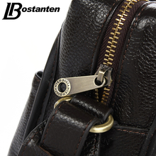 Bostanten Genuine Leather Man Bag Business Crossbody Bags Portable Briefcase Laptop Handbag Casual Purse Sacoche Homme