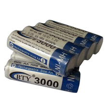 8PCS AA 1.2 V Rechargeable Battery 3000mAh NI-MH Rechargeable 2A Battery Batteries Camera Low Self Discharge free shipping