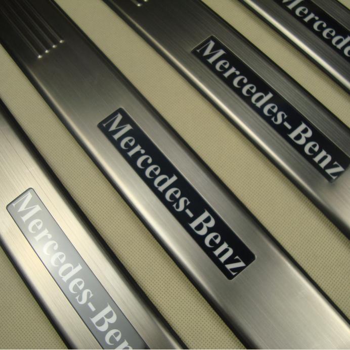 illuminated LED Door Sill Scuff Plate Threshold Step Plate Panels for