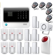 free DHL WIFI + GSM + GPRS Gsm alarm systems , wifi & GSM network home security camera system safety alarm systems