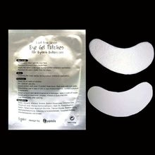 New Package Thinest 60 pairs silk eye pads under eye patch eyelash extension lint free eye