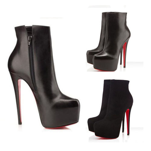 Aliexpress.com : Buy Red Bottom Boots Women High Heels Fashion ...