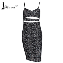 Free shoping 2014 Sexy deep V Hollow Out harness dress sexy lace Party dress FT1802