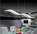 38W Modern creative fashion S shaped acrylic pendant AC85 265V Simple LED Fishing Line pendant Restaurant