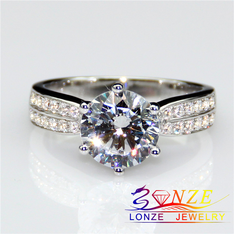 Lab grown diamond wedding rings