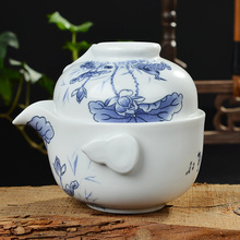 2015 Limited Gaiwan Yixing Teapot And White Porcelain Quik A Pot Of Cup Of Portable Personal